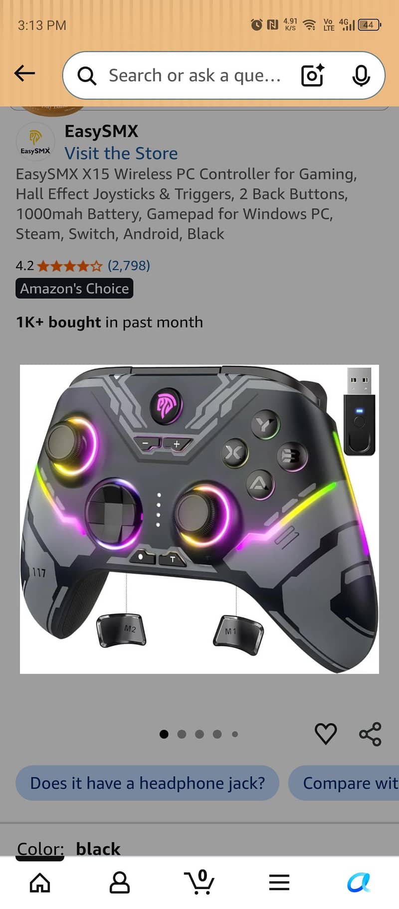 EasySmX wireless RGB Controller 0
