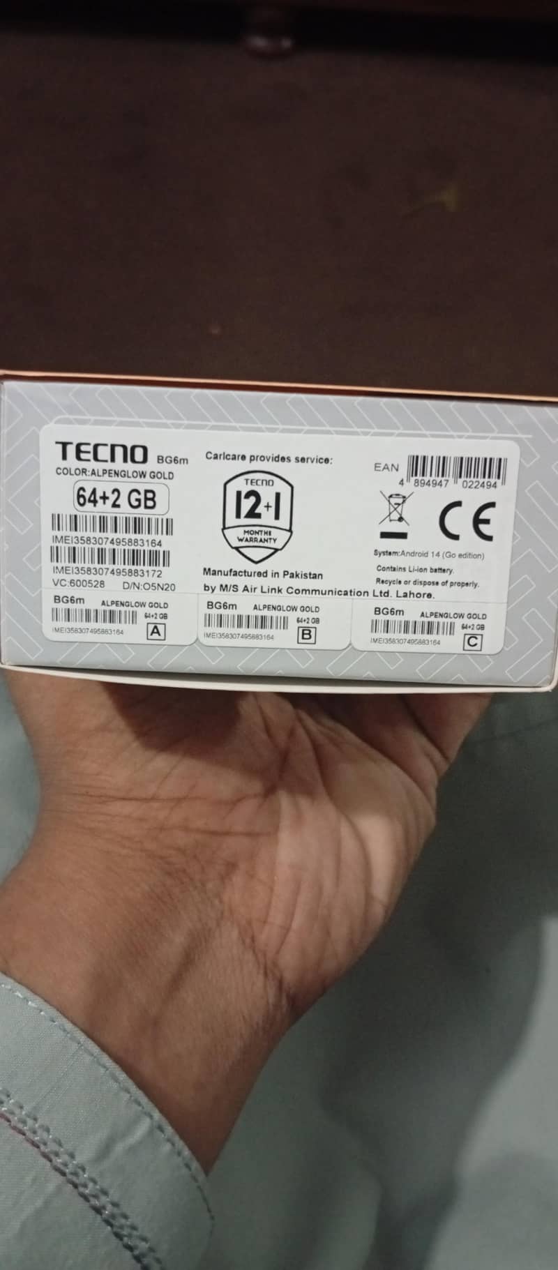 Tecno Spark Go 3