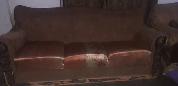 with sofa cover