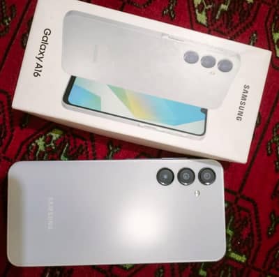 Samsung Mobile A16 8gb 256gb with box and cable lush condition
