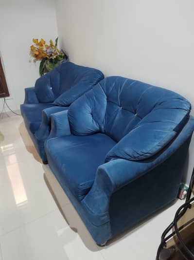 5-seater sofa velvet