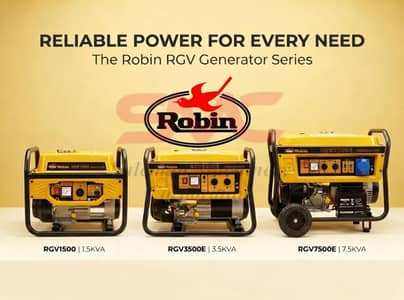 Robin PTG Water Pump 2" 3" 4" + RGV Generators – Delivery All Pakistan