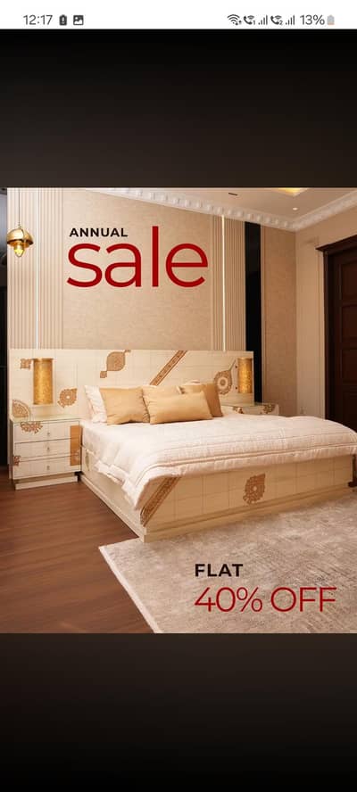 kalamkaar Brand New Jhoomer Bed