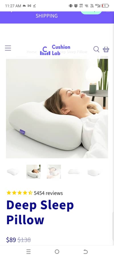 Cushion labs Deep sleep pillows