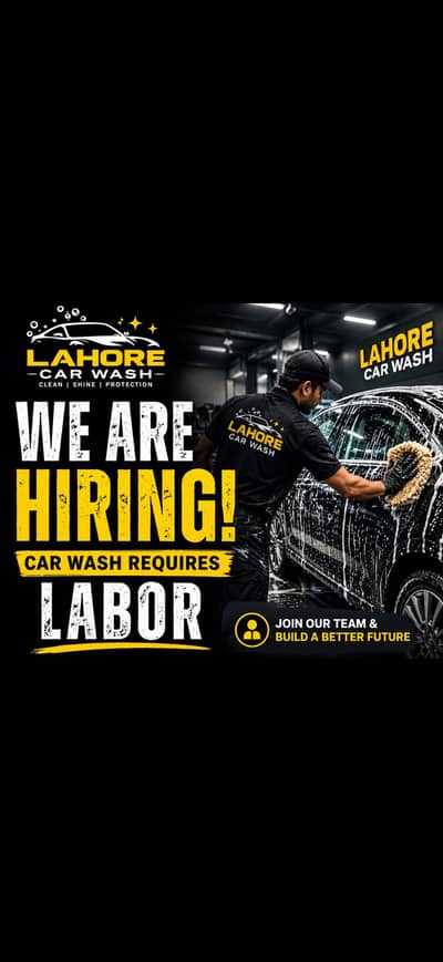 Car wash boy required