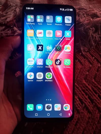 Infinix Hot 10 Play all okay phone WhatsApp per message