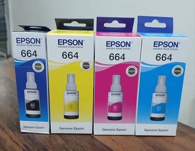 EPSON 664 Original Ink Bottles SET (BCYM)