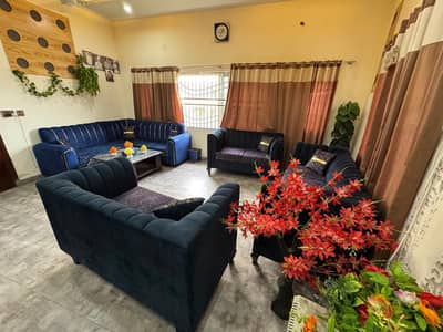 Living Room sofa set (7 Seater + 5 seater corner sofa]
