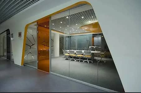 glass partition/gypsum board partition/gypsum ceiling/cement partition