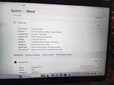 DELL laptop core i5 12 Generation,