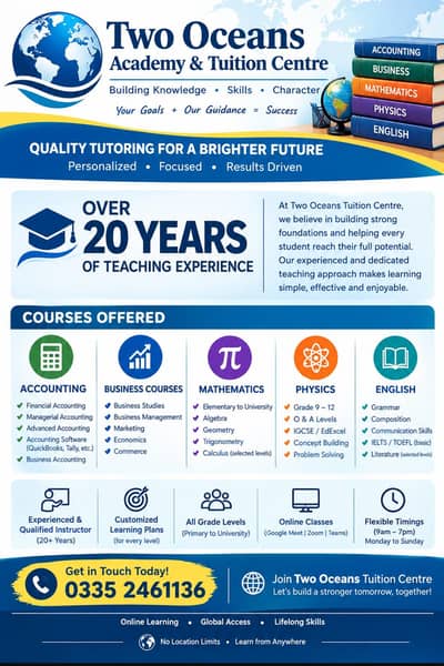 Two Oceans Academy and Tuition center