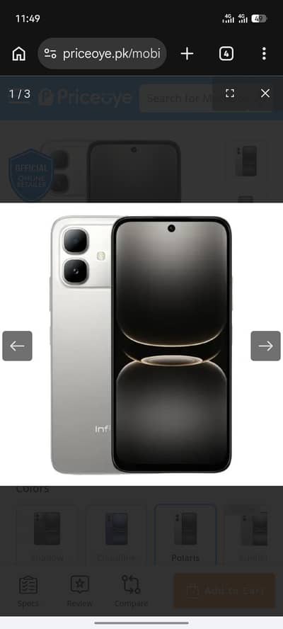 Infinix smart 20 4+4/128