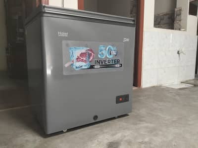 Haier Inverter Deep Freezer | 100% Energy Saving | 10/10 Condition