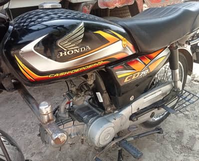 Honda CD 70 21/22 model total genuine condition documents clear all ok