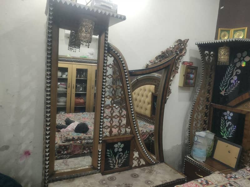 Bed with dressing and matress For Sell 2