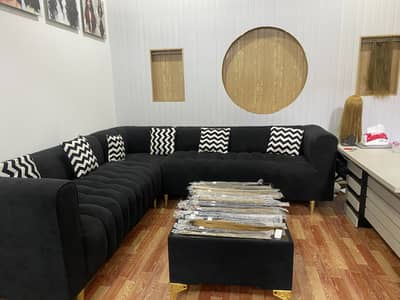 L shape 7 seater sofa