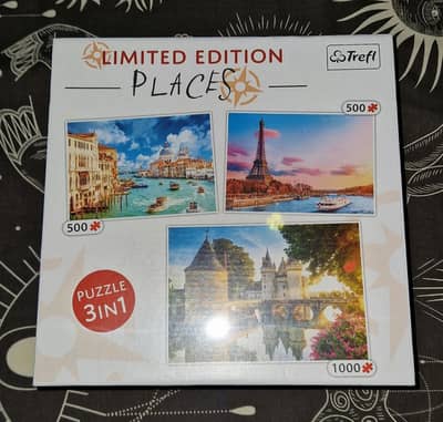 TREFL Limited Edition Places 3 In 1 Jigsaw Puzzle 1000 & 2 x 500 Piece