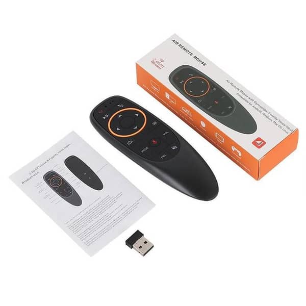 G10S | Smart Voice Air Mouse Remote | For Android Box, TV | Computer and Android LED