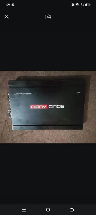 solid Audio amplifier
