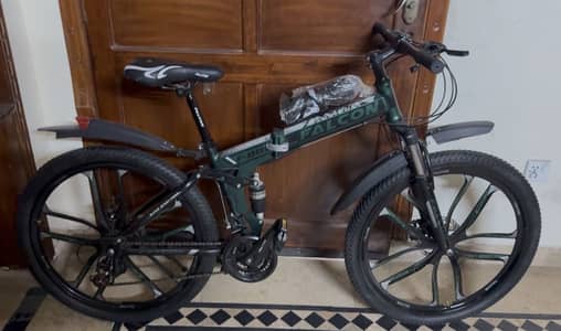 Brand new untouched tiawan made folding cycle 26”