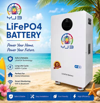 YJB lithium battery/hyner /absen/goodwe/soluna/6000cycle/5kw/10kw/16k