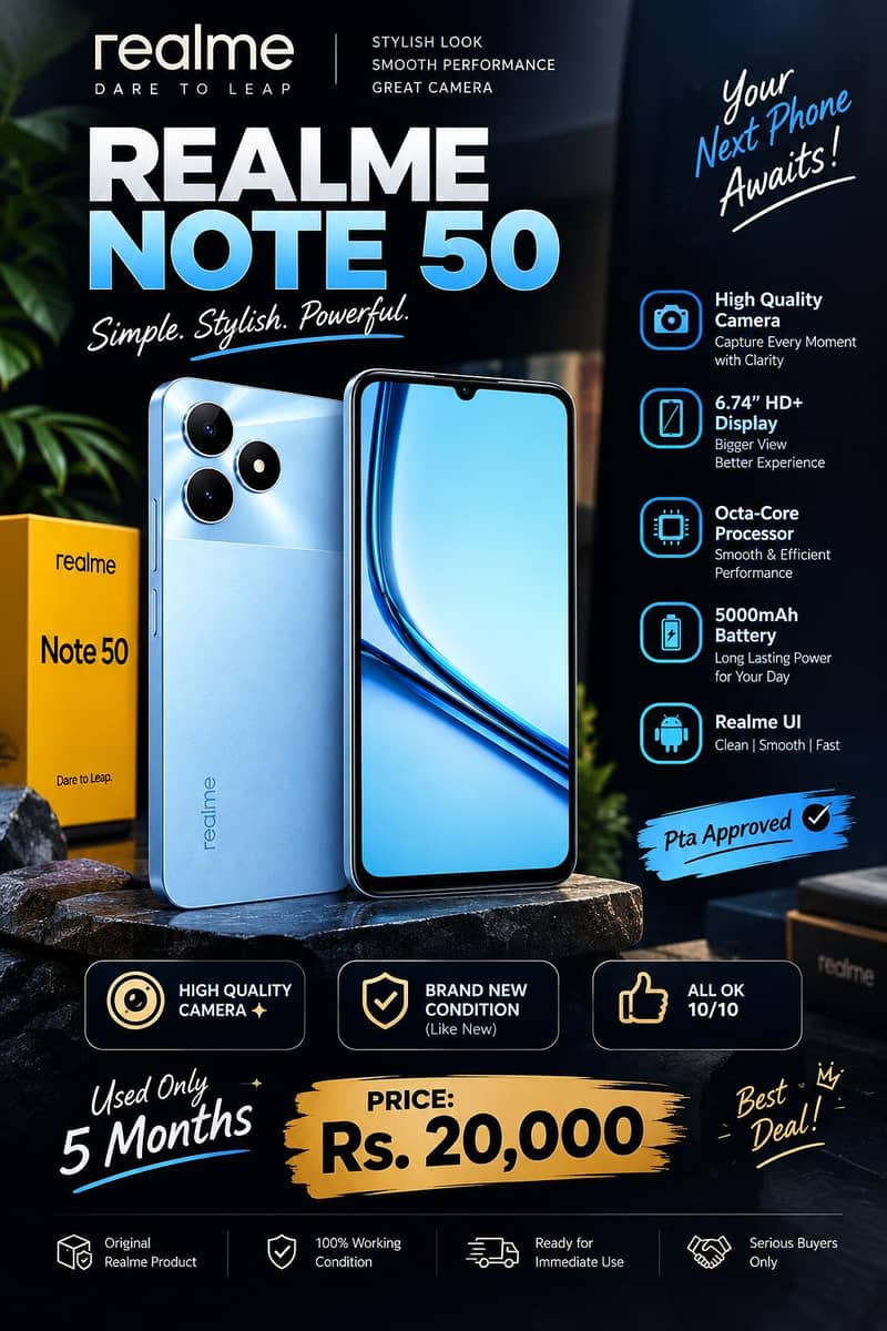 Realme Note 50 1