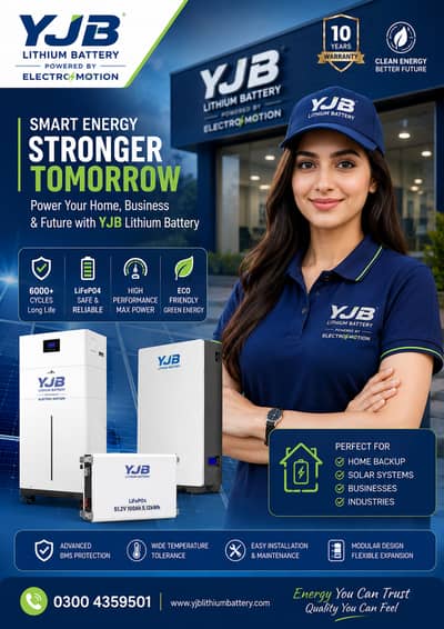 YJB lithium battery/hyner /absen/goodwe/soluna/6000cycle/5kw/10kw/16k