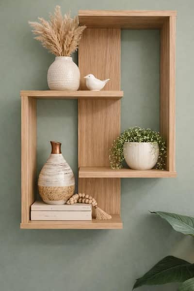 mdf Wood wall shelf