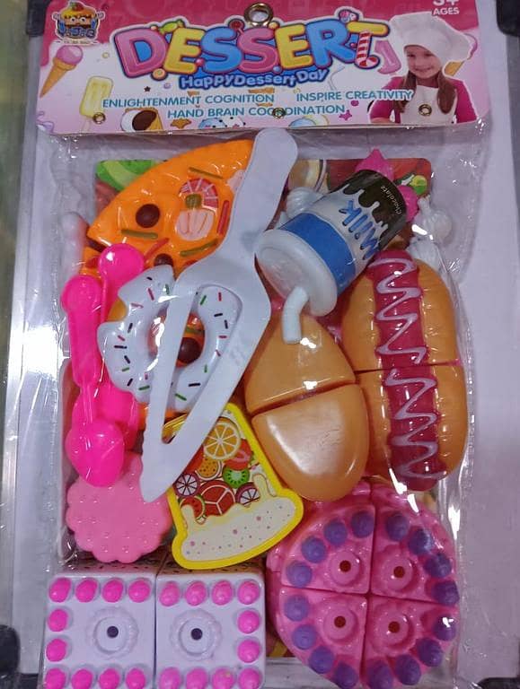 Dessert Ice Cream Pretend Play Set for Kids