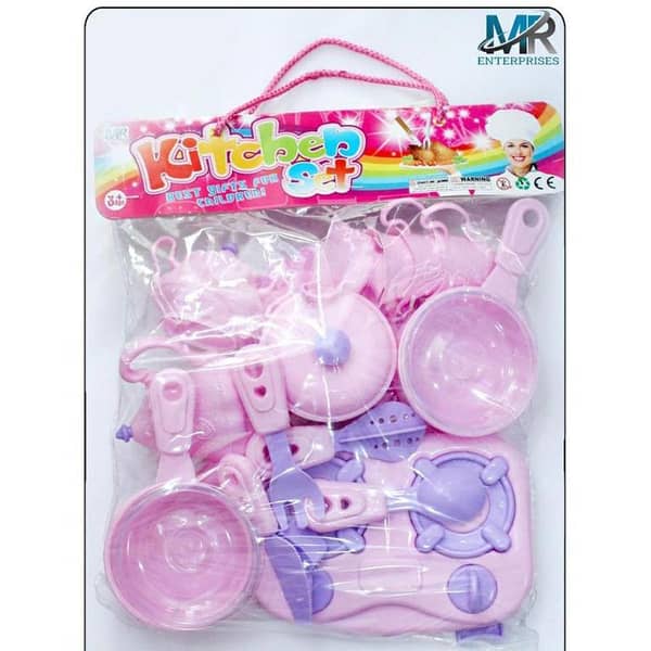 Quality Kitchen set for girls kids more than 20 pcs Kithen Crockery play set