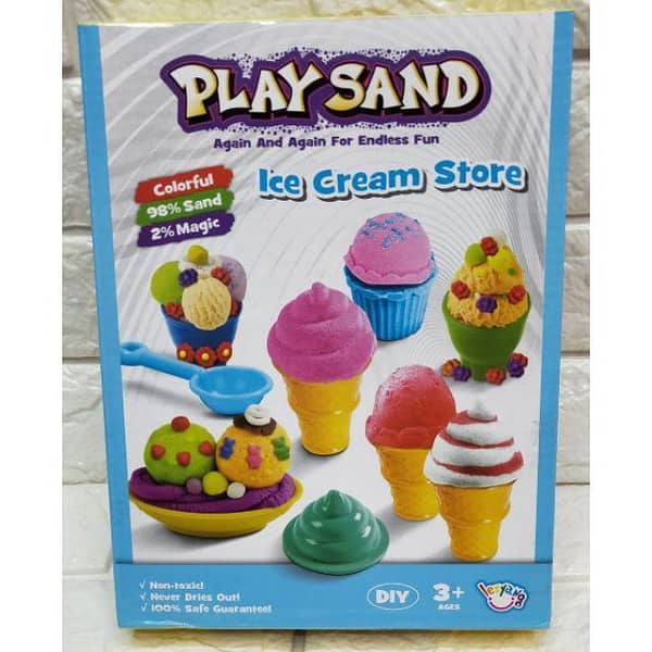 Play Sand DIY Ice Cream for Kids
