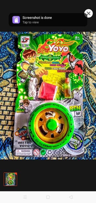Ben 10 Metal Yoyo Diecast Material