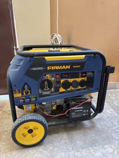 Firman T07571 Generator 7 Kva (Used)