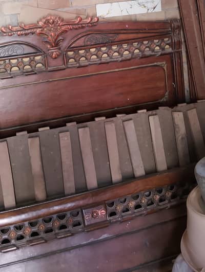 Large King Size Bed with Mattress | Used Good Condition