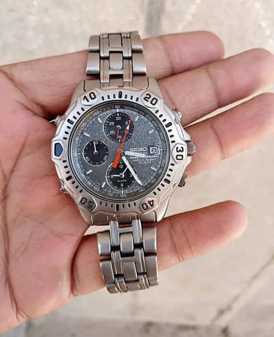 Seiko Chronograph Titanium watch