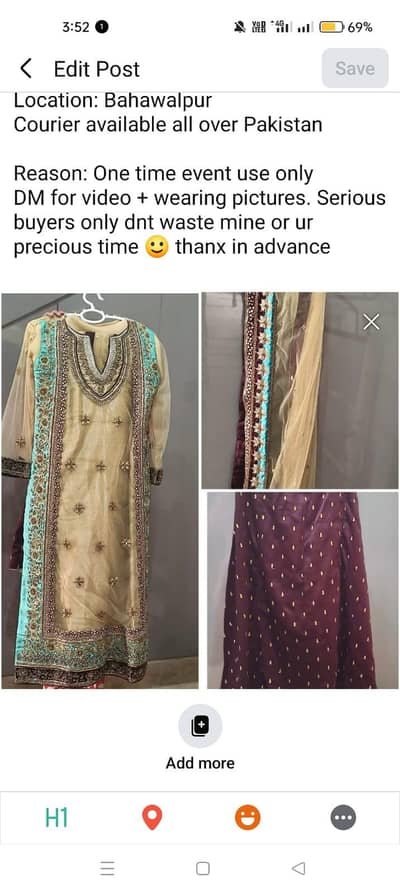 pur nakshi dapki work with velvet bridal dress