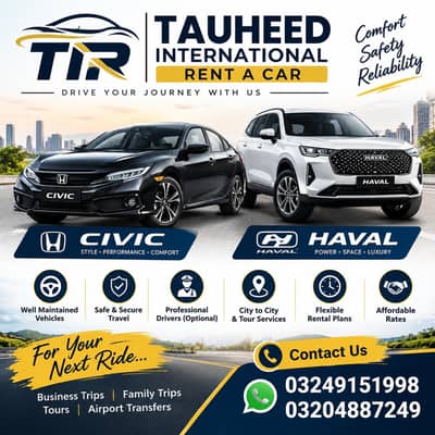 rent a car & haval and city rent best service provider near you