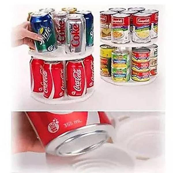 New Imported Can Tamer Rotating Can Food And Drink Organizer in Pakistan