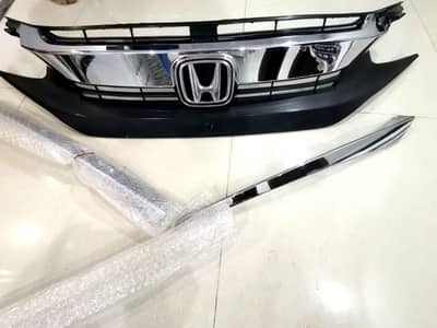honda civic x front original chrome grill