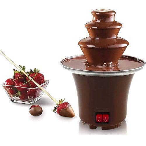 New Imported Chocolate Fountain 3 Tiers Electric Melting Machine Chocolate Fondue Fountain in pakistan