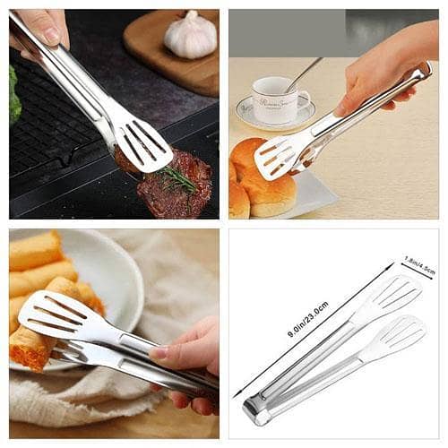 Stainless Steel Food Serving Tong Large in pakistan