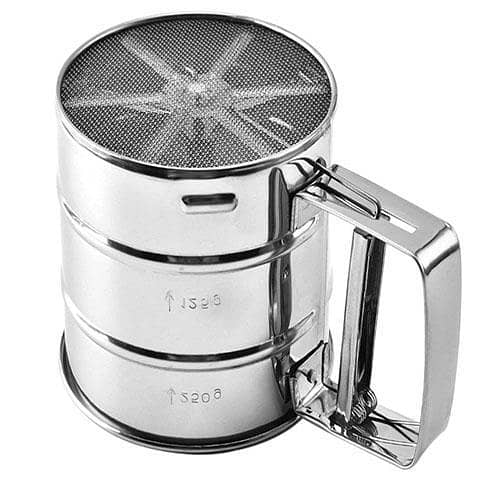 100% High Quality Flour Sifter Manual Food Strainer Atta chhani Baking Hand Press Design in pakistan