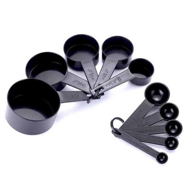 Pack of 10 Pcs Plastic Measuring Stackable Teaspoon
