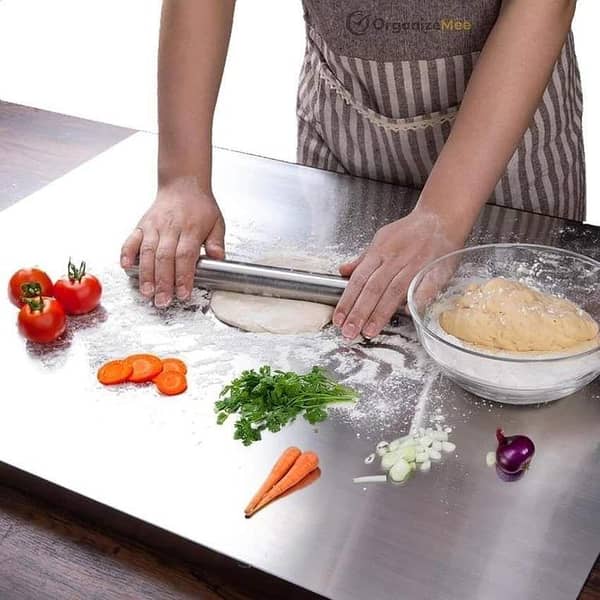 Stainless Steel Heavy-Duty Kitchen Cutting Board Set Baking Mat Size 30*38cm