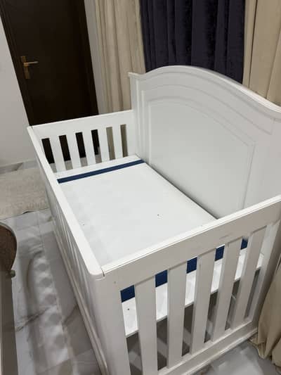 Baby Cote white color Solid wood