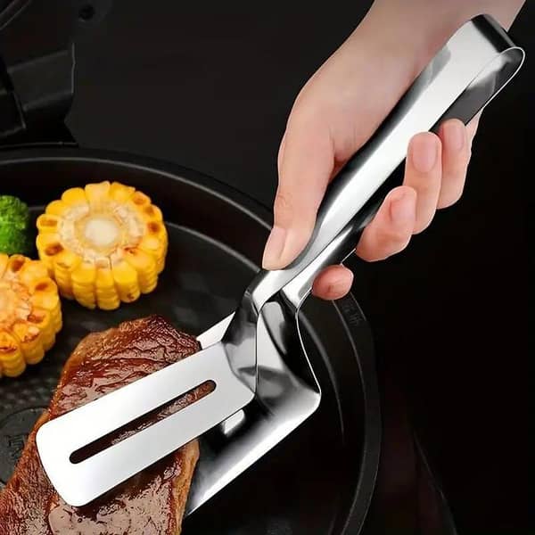 Steak Clamps, Serving Tongs, Food Tongs, Barbecue Tongs, Stainless Steel Cooking Tongs, Bread Tongs, Steak Tongs, Salad Tongs, Dessert Tongs For Buffet, Multifunctional Serving Tongs, Kitchen Tools