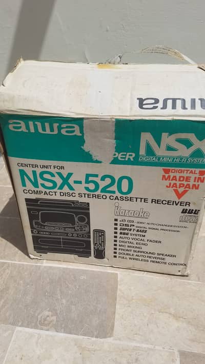 Used Aiwa 3 c. d Music system "Not in Order"