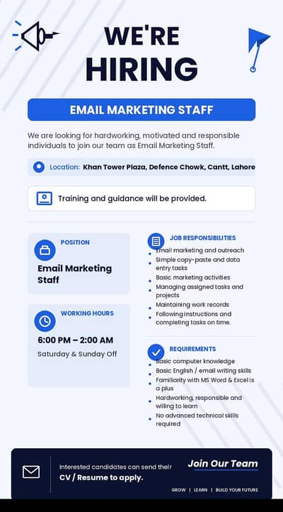 Email Marketing Job