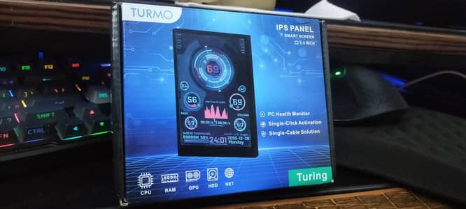 Turmo PC Health Monitor 3.5 Inch IPS Panel