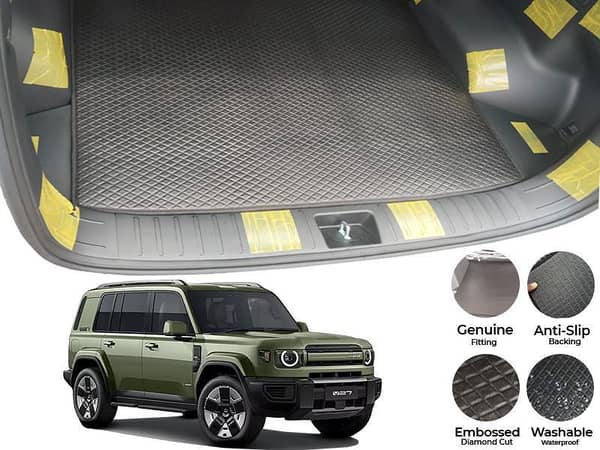 iCaur V27 China Rexine Custom-Size Trunk Mat - Model 2026